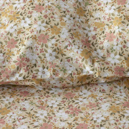 Joyful Floral Classic Smooth Sateen Comforter