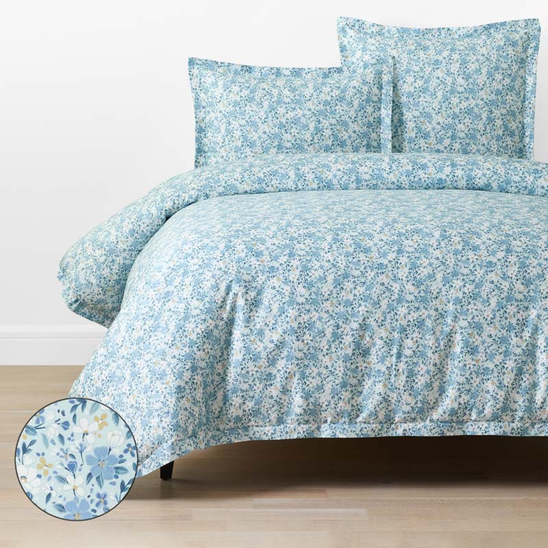 Joyful Floral Classic Smooth Sateen Duvet Cover