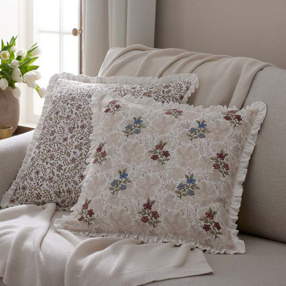 Floral Reversible Decorative Square Pillow Cover