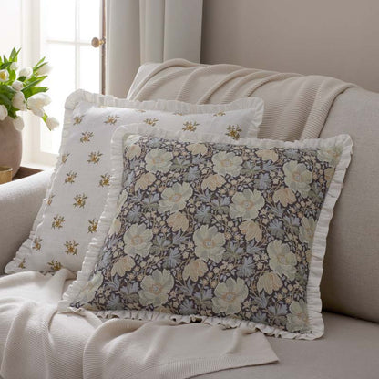 Flower Reversible Decorative Square Pillow Cover