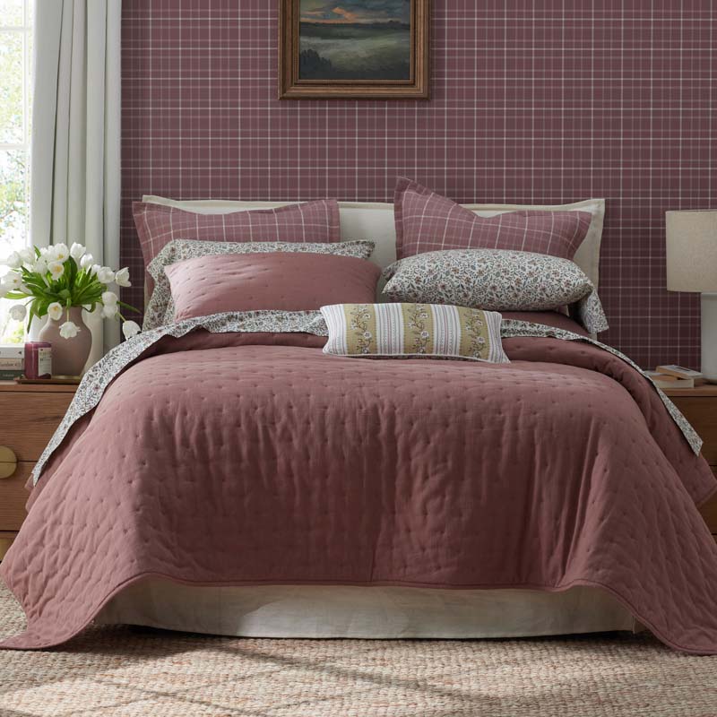 Floral Sprigs Reversible Decorative Lumbar Pillow Cover