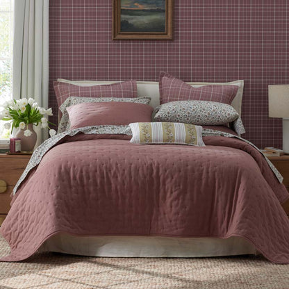 Floral Sprigs Reversible Decorative Lumbar Pillow Cover