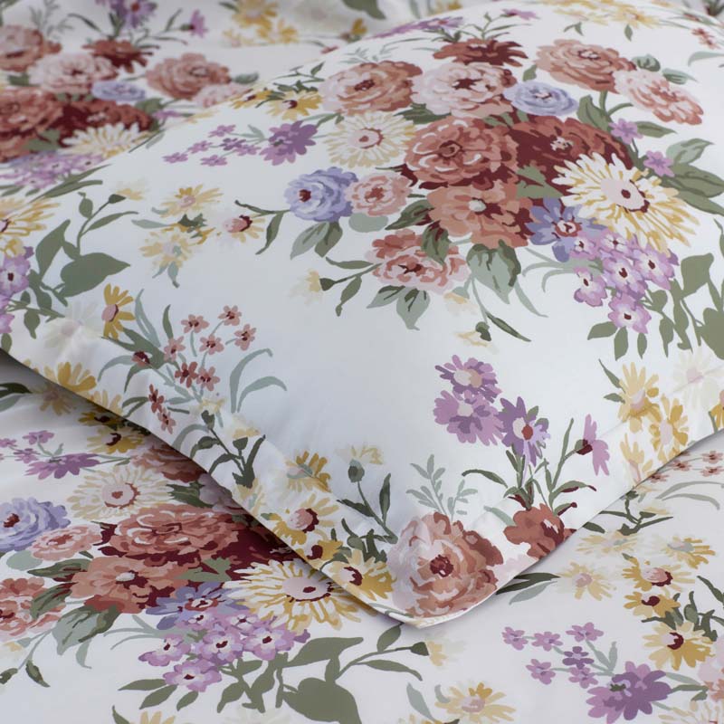 Nature's Bouquet Classic Smooth Sateen Duvet Cover