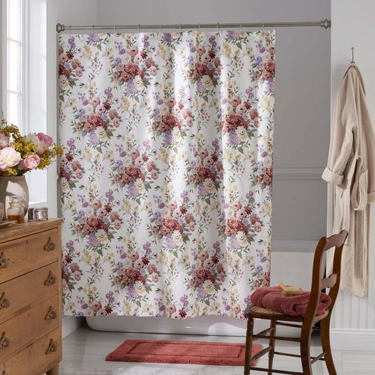 Nature's Bouquet Classic Smooth Sateen Shower Curtain