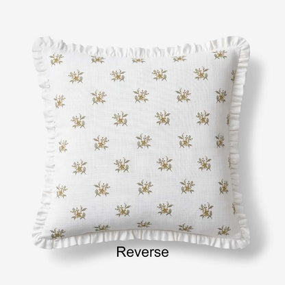 Flower Reversible Decorative Square Pillow Cover