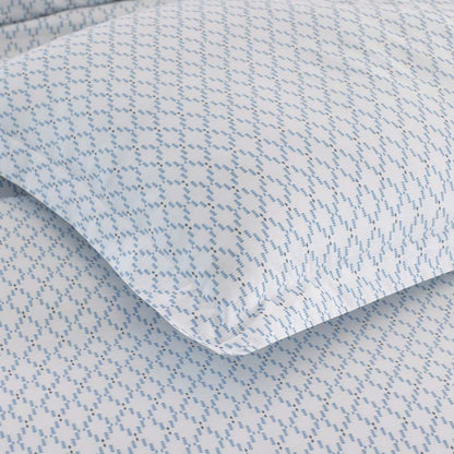 Feliciana Geo Garment Washed Cotton Percale Sham
