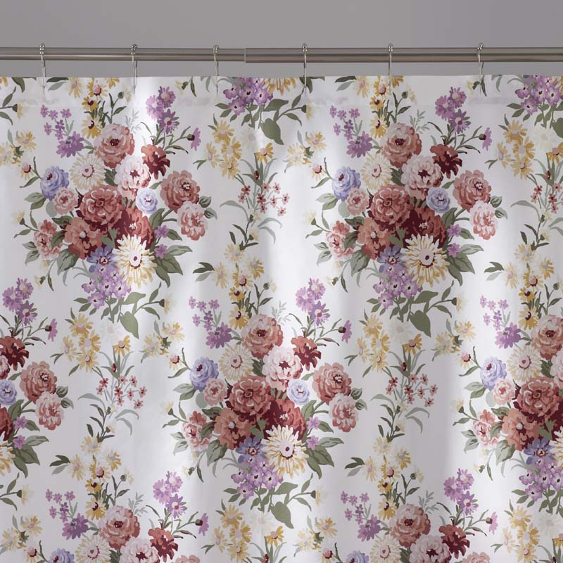 Nature's Bouquet Classic Smooth Sateen Shower Curtain