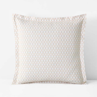 Feliciana Geo Garment Washed Cotton Percale Sham