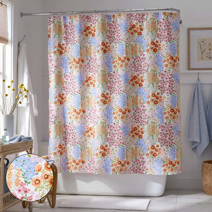 Garden Jubilee Classic Cool Cotton Percale Shower Curtain