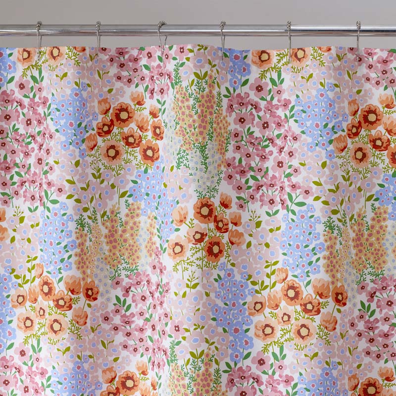 Garden Jubilee Classic Cool Cotton Percale Shower Curtain
