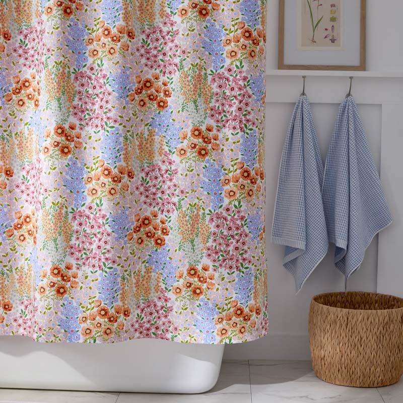 Garden Jubilee Classic Cool Cotton Percale Shower Curtain