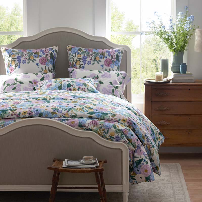Garden Party Classic Cool Cotton Percale Fitted Bed Sheet