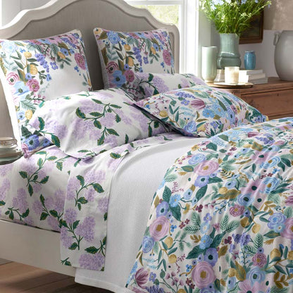 Garden Party Classic Cool Cotton Percale Fitted Bed Sheet
