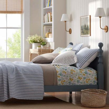 Isadora Classic Cool Cotton Percale Bed Sheet Set