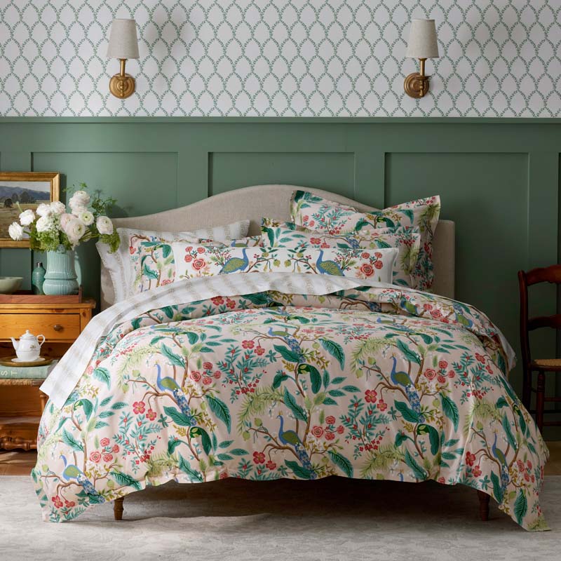 Peacock Classic Smooth Sateen Flat Bed Sheet