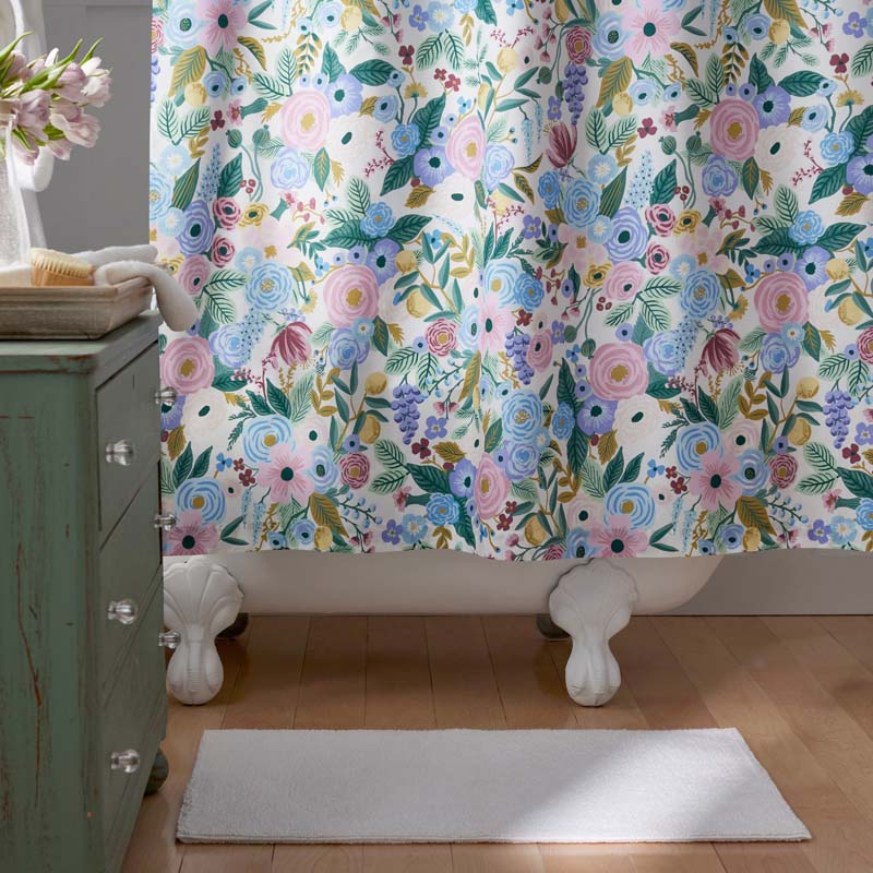 Garden Party Classic Cool Cotton Percale Shower Curtain