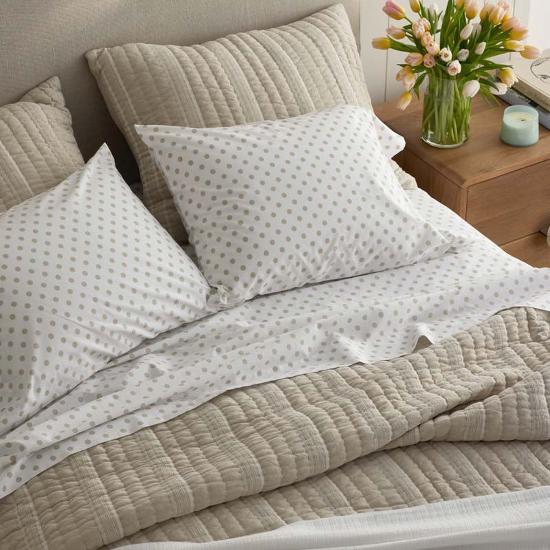Isadora Classic Cool Cotton Percale Bed Sheet Set
