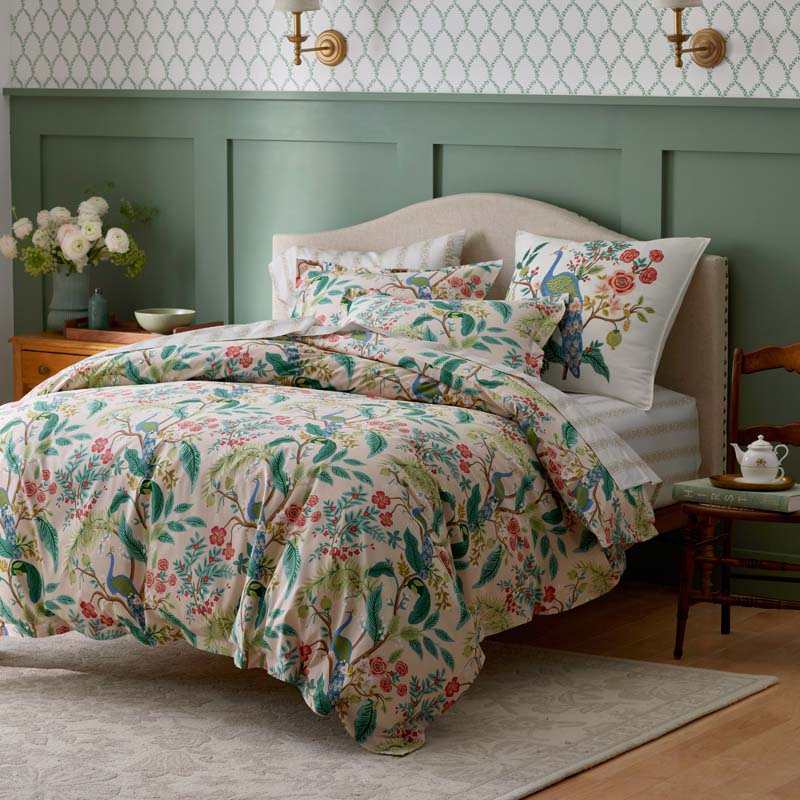 Peacock Classic Smooth Sateen Fitted Bed Sheet