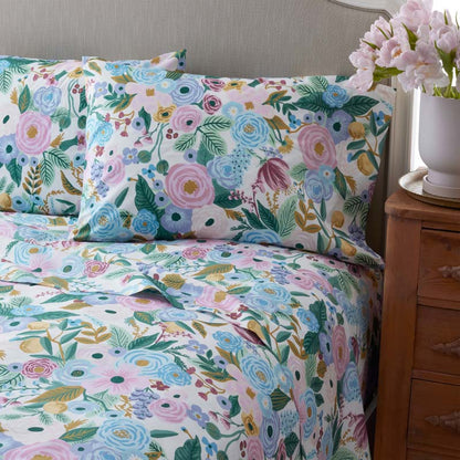 Garden Party Classic Cool Cotton Percale Bed Sheet Set