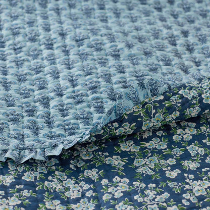 Suhana Reversible Ruffle Quilted Sham