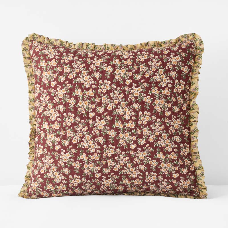 Suhana Reversible Ruffle Quilted Sham