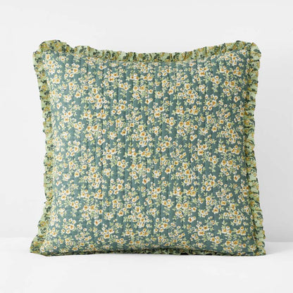Suhana Reversible Ruffle Quilted Sham