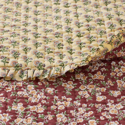 Suhana Reversible Ruffle Quilt