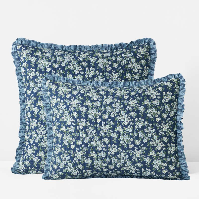 Suhana Reversible Ruffle Quilted Sham