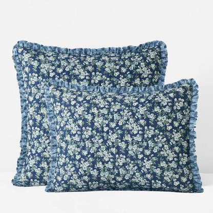 Suhana Reversible Ruffle Quilted Sham