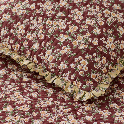 Suhana Reversible Ruffle Quilted Sham