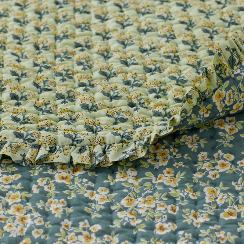 Suhana Reversible Ruffle Quilt