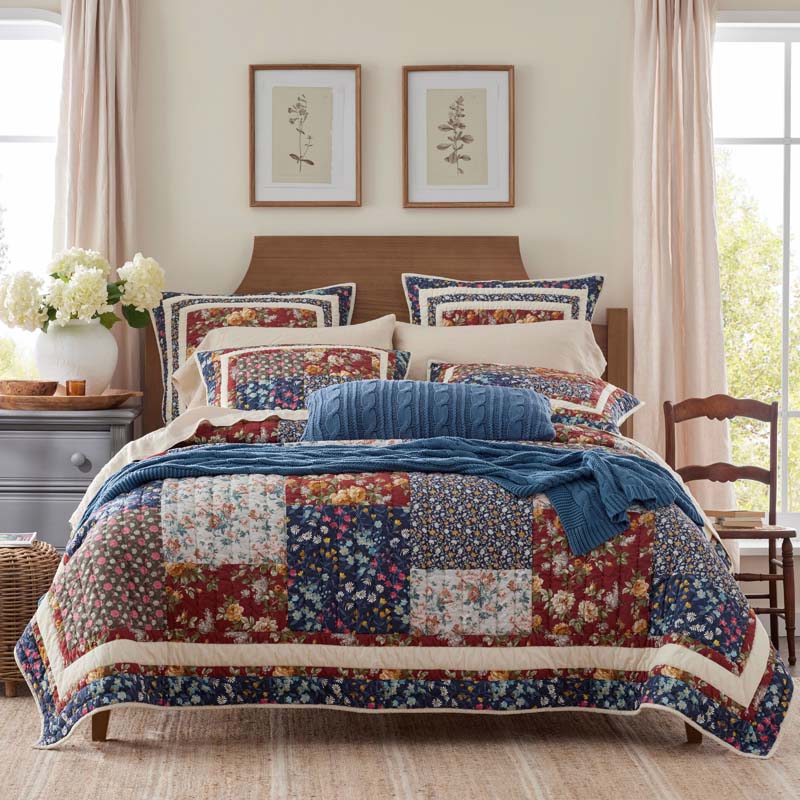 Aahana Patchwork Quilted Sham