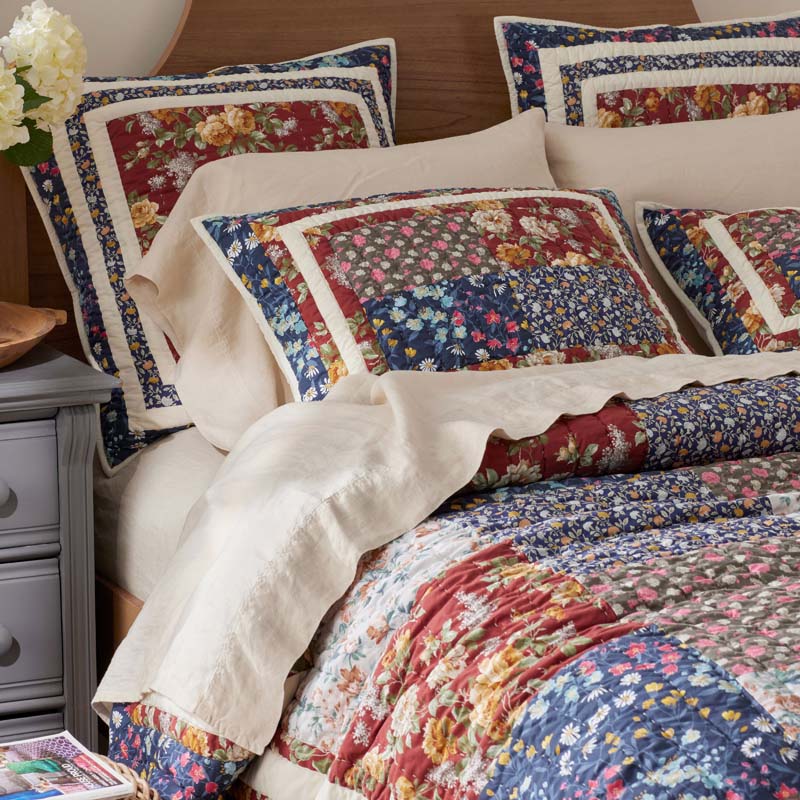 Aahana Patchwork Quilted Sham