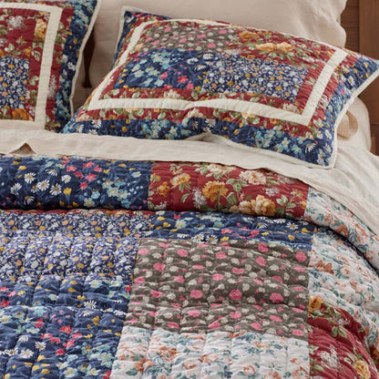Aahana Patchwork Quilted Sham