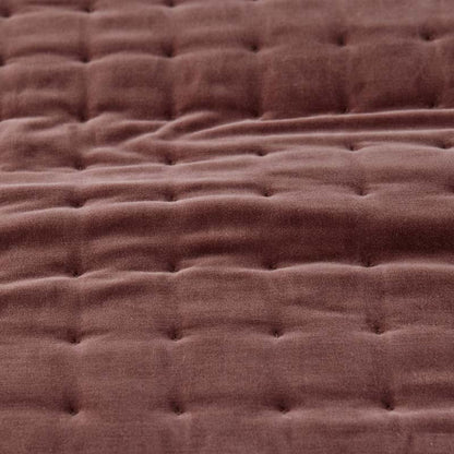 Tufted Stitch Velvet Quilt