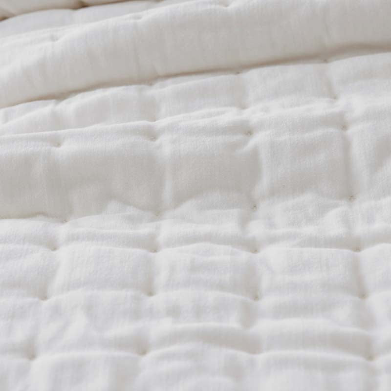Tufted Stitch Velvet Quilt
