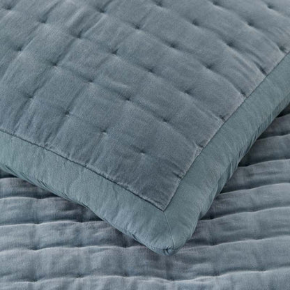 Tufted Stitch Velvet Quilt