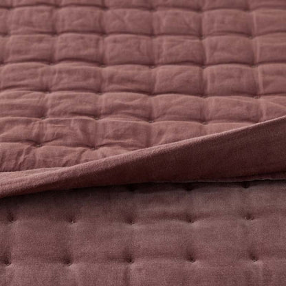 Tufted Stitch Velvet Quilt