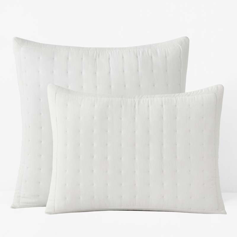 Tufted Stitch Velvet Quilted Sham