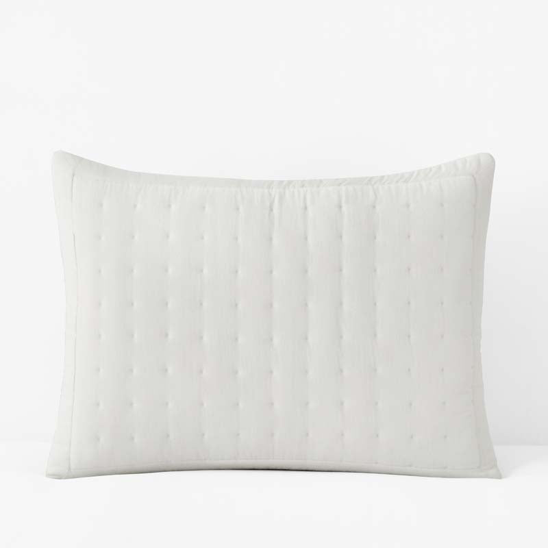 Tufted Stitch Velvet Quilted Sham
