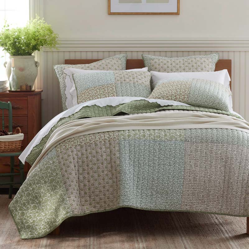 Megara Patchwork Quilted Sham