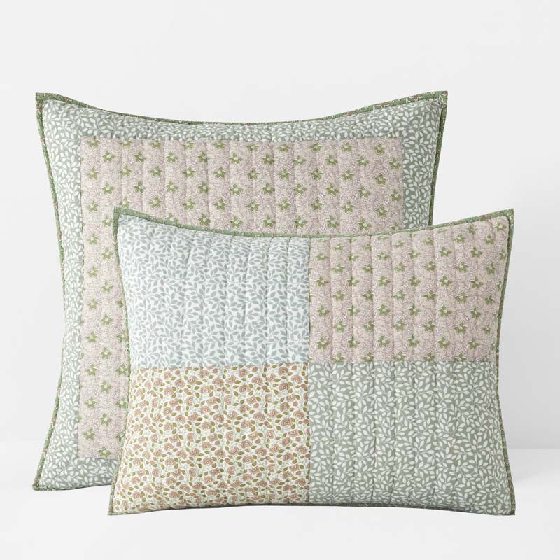 Megara Patchwork Quilted Sham