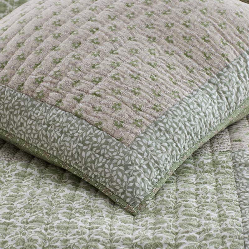 Megara Patchwork Quilted Sham