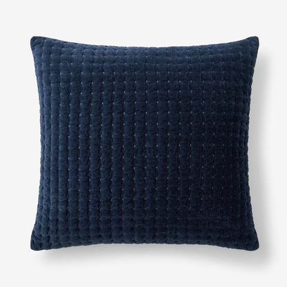 Tufted Stitch Velvet Decorative Square Pillow Cover