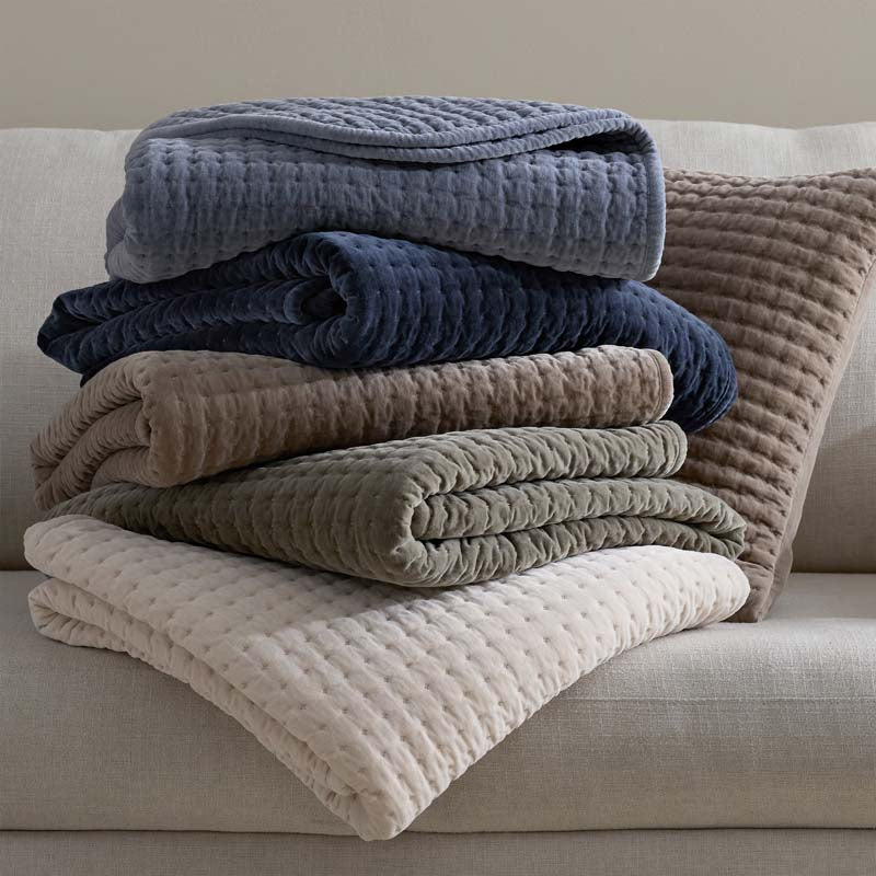 Tufted Stitch Velvet Decorative Square Pillow Cover