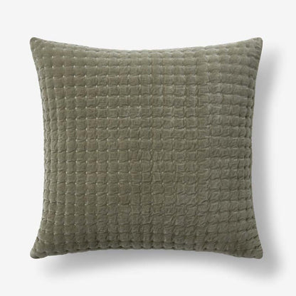 Tufted Stitch Velvet Decorative Square Pillow Cover