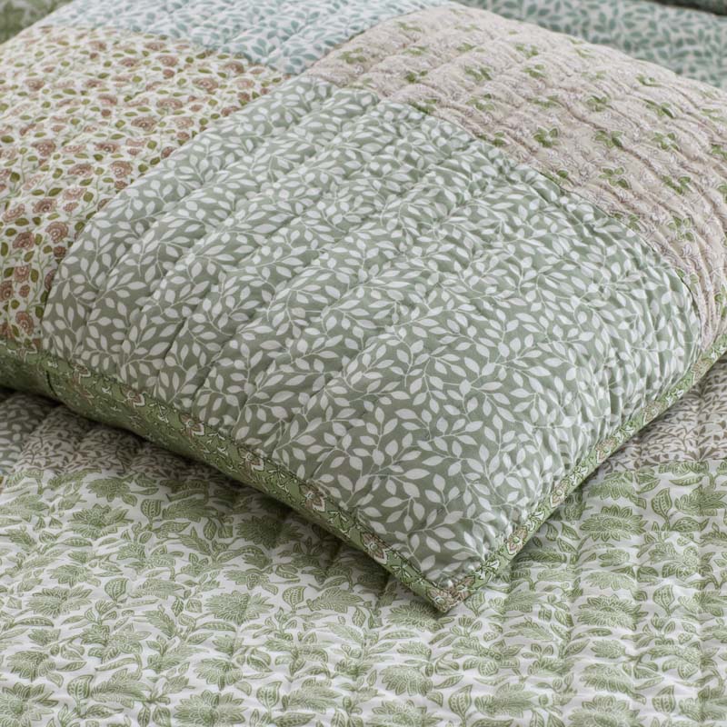 Megara Patchwork Quilted Sham