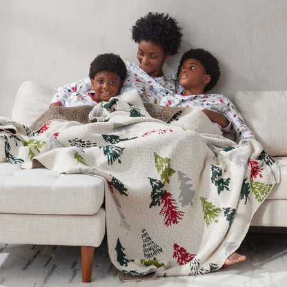 Holiday Knit Throw
