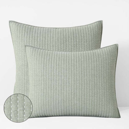 Fara Textured Kantha Quilted Sham