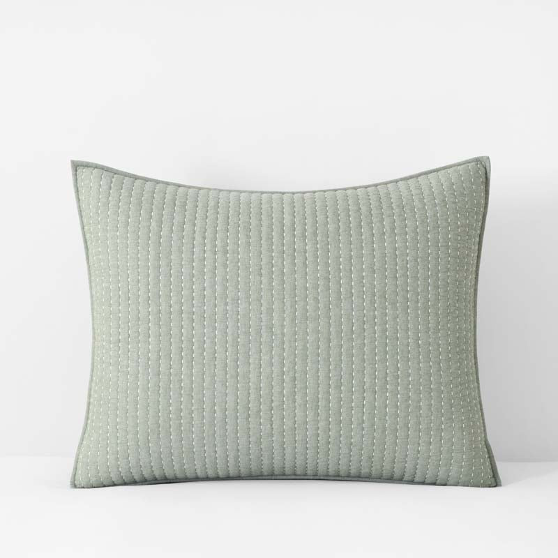 Fara Textured Kantha Quilted Sham